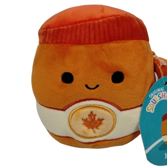 Original Squishmallows 5 inch Jeremiah Maple Syrup Plush Toy - Picture 4 of 6